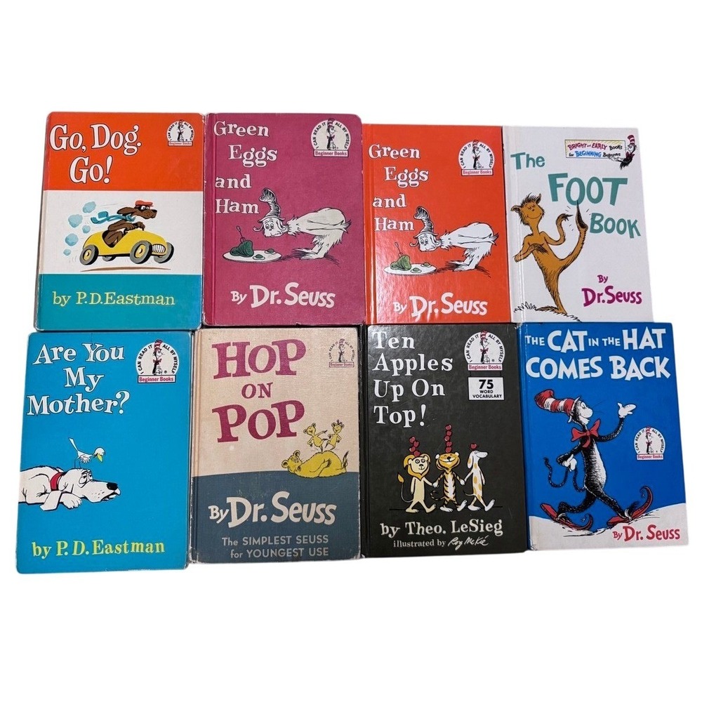 Dr. Seuss 1950s/60s VTG Collectors Bundle Grolier Book Club First Edition Lot 8‎